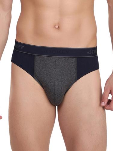 navy & charcoal melange cotton hipster - 15123634 - Very Small Image - 1