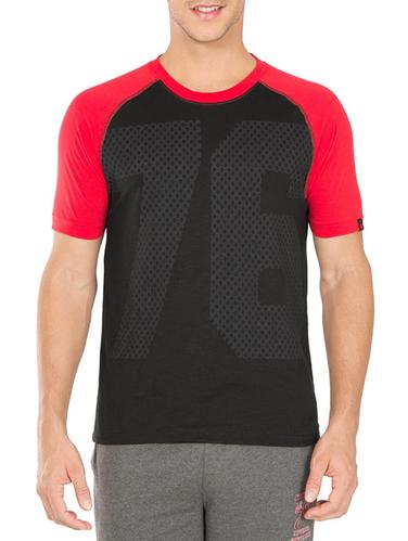 black cotton raglan t-shirt - 15123681 - Very Small Image - 1
