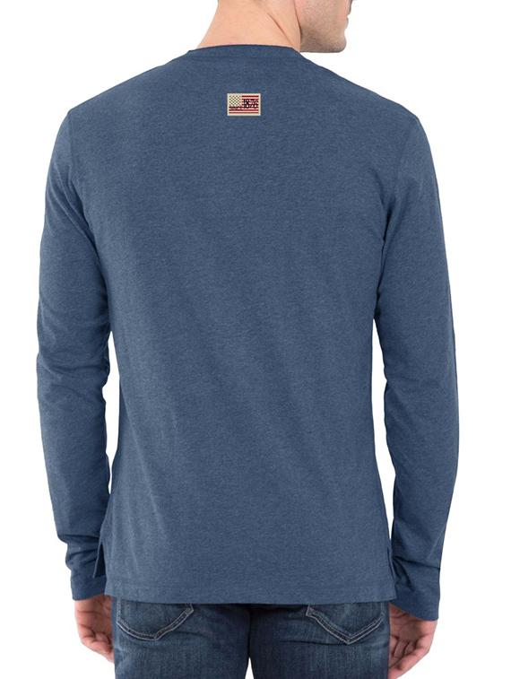 blue cotton tshirt - 15123697 - Zoom Image - 2