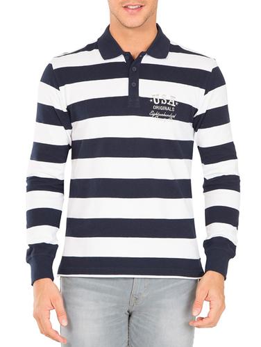 blue cotton polo t-shirt - 15123704 - Very Small Image - 1