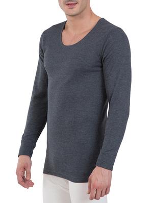 grey cotton thermal top - 15123719 - Standard Image - 2