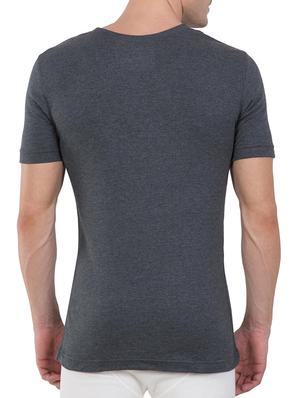 grey cotton thermal top - 15123720 - Standard Image - 3