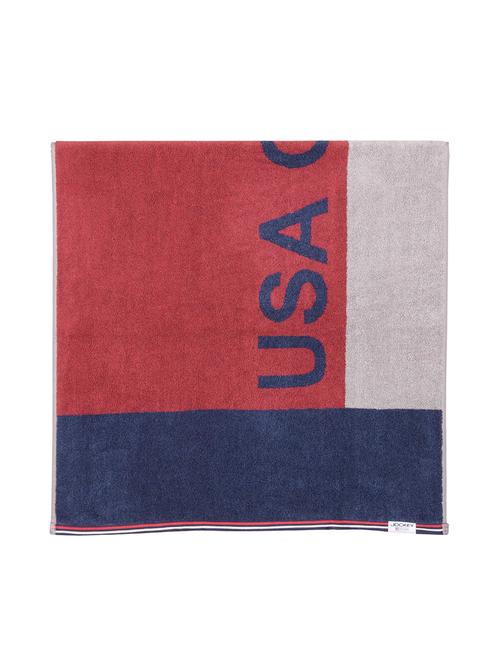 red grindle bath towel - 15123735 - Standard Image - 1