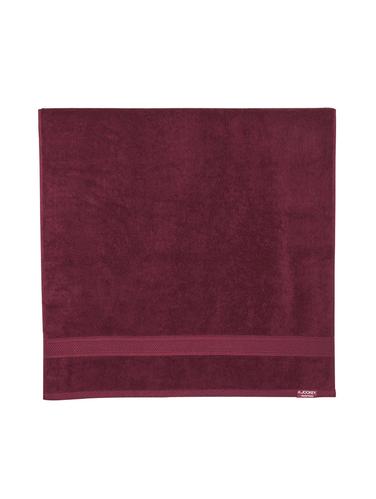 Burgundy Bath Towel - 15123750 - Very Small Image - 1