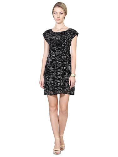 black polka dot blouson dress - 15123880 - Very Small Image - 1