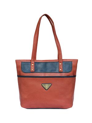 red leatherette regular handbag - 15123965 - Standard Image - 1