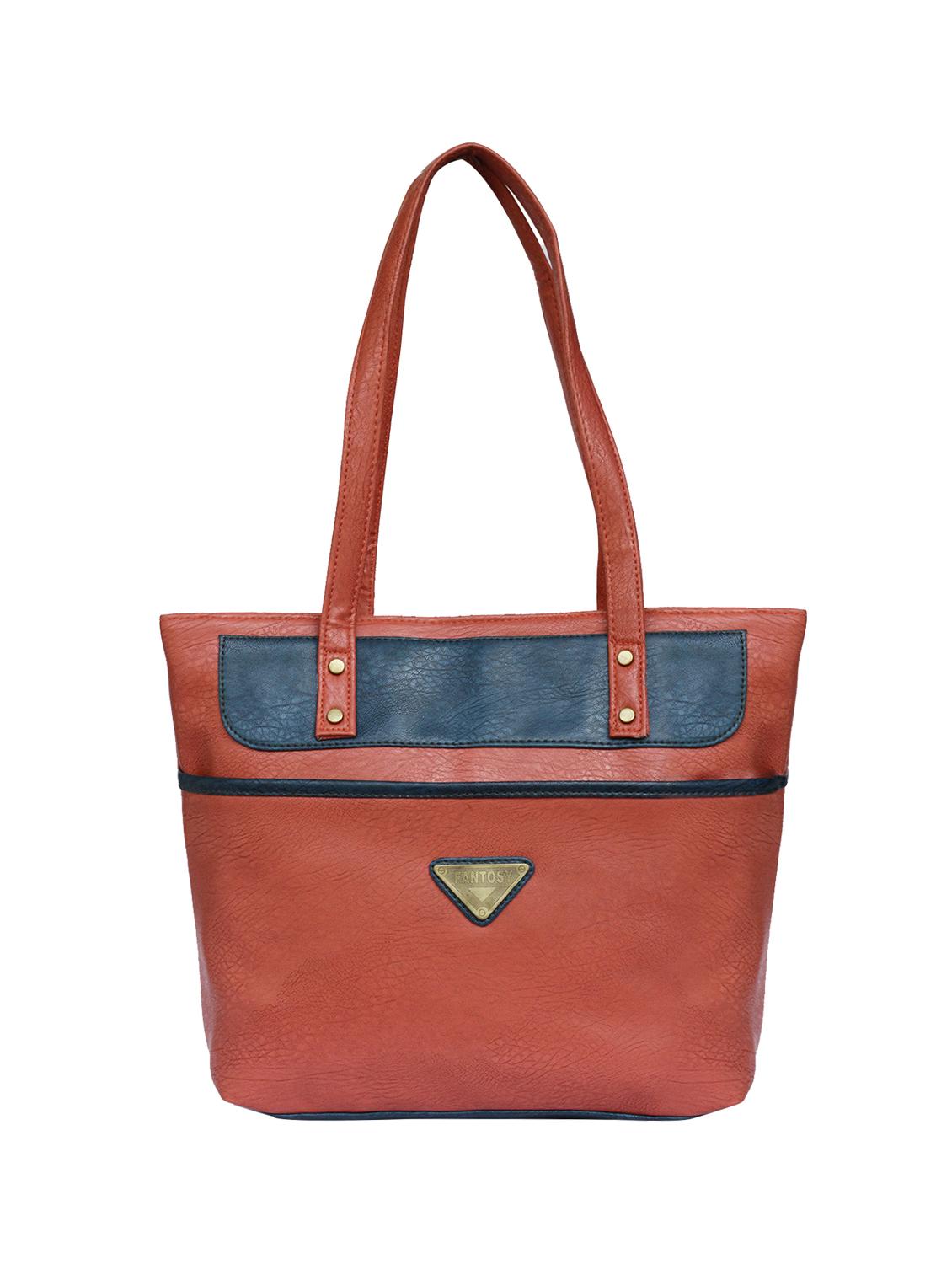 red leatherette regular handbag - 15123965 - Zoom Image - 1
