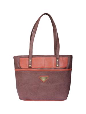 purple leatherette regular handbag - 15123967 - Standard Image - 1