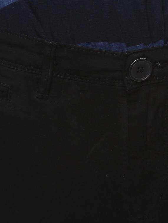 black cotton chinos - 15124452 - Zoom Image - 4