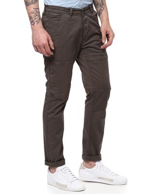 grey cotton chinos - 15124454 - Standard Image - 2