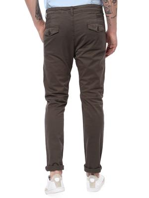grey cotton chinos - 15124454 - Standard Image - 3