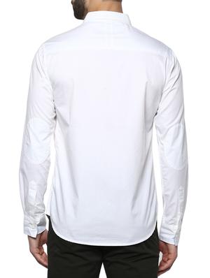 white cotton casual shirt - 15124652 - Standard Image - 3