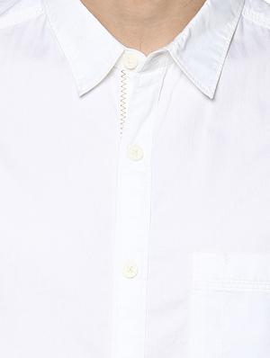 white cotton casual shirt - 15124652 - Standard Image - 4