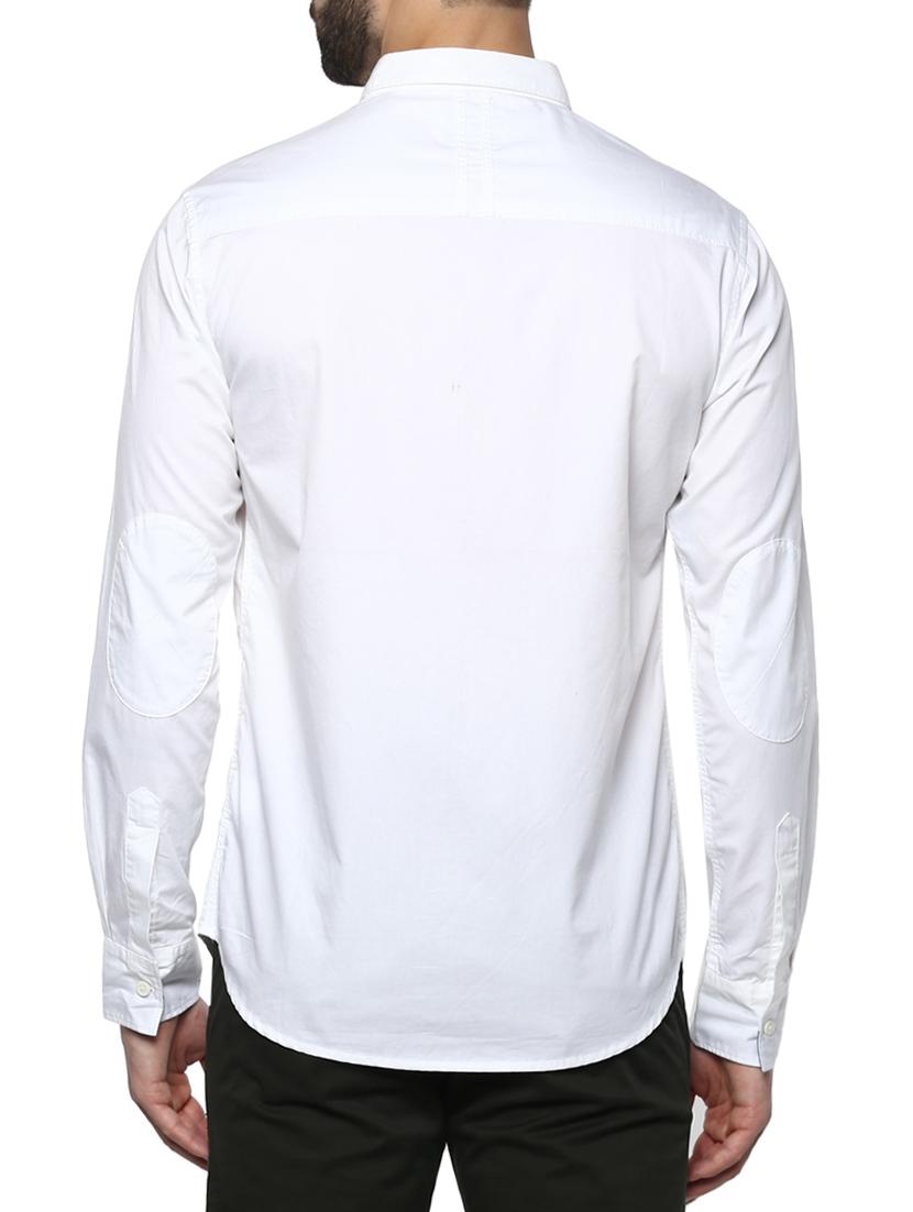 white cotton casual shirt - 15124652 - Zoom Image - 3