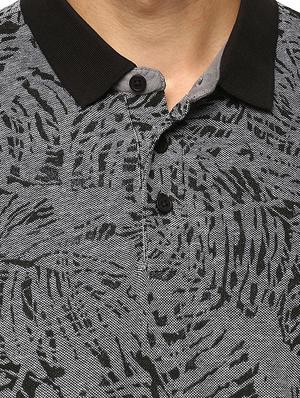 grey cotton all over print t-shirt - 15124762 - Standard Image - 4