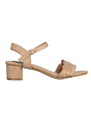 tan suede ankle strap sandals - 15124838 - Standard Image - 2