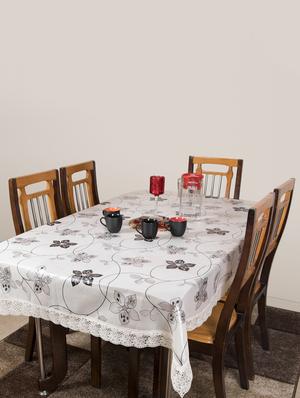 Table Cover Anti Skid, PVC, 4 Seater, Pack of 1 - 15125059 - Standard Image - 1