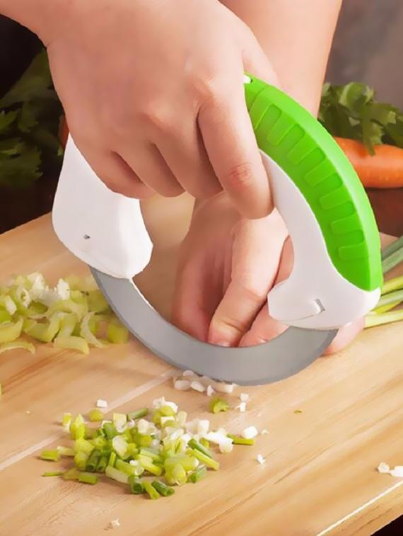stainless steel wheel rolling knife blade non-slip circular knife kitchen cooking tools - 15126758 - Zoom Image - 1