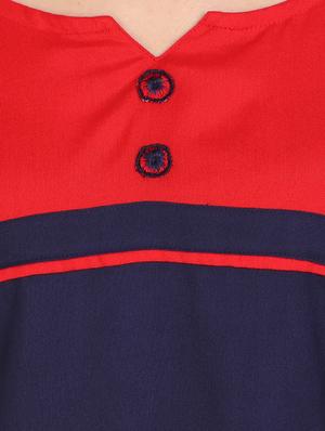 blue rayon straight kurta - 15128092 - Standard Image - 4