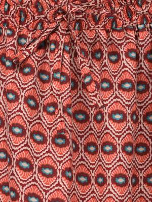 red printed maxi skirt - 15128212 - Standard Image - 5