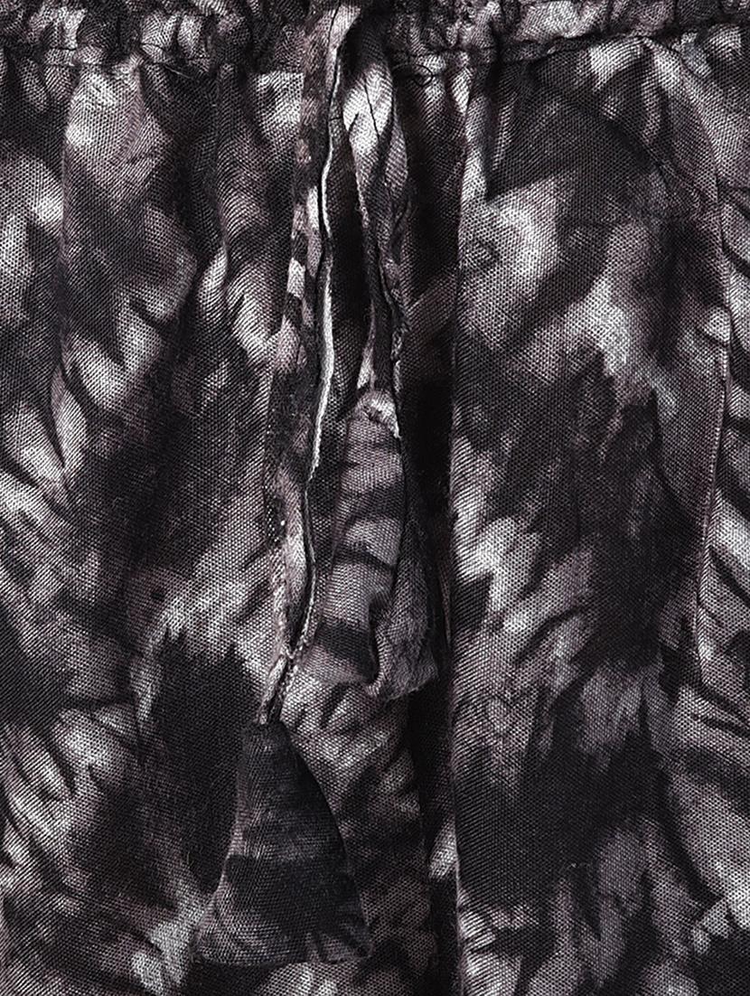 black printed rayon palazzo - 15128325 - Zoom Image - 5