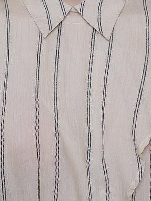 shirt collar striped layered top - 15128723 - Standard Image - 4