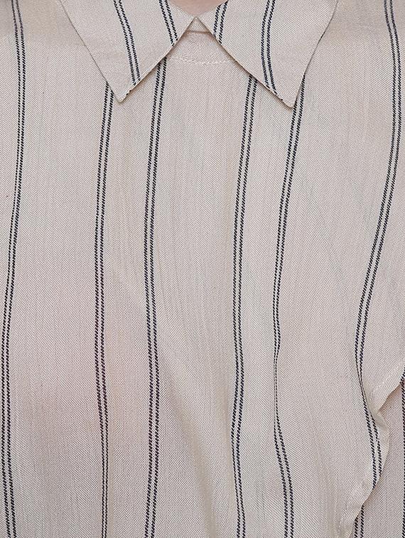 shirt collar striped layered top - 15128723 - Zoom Image - 4