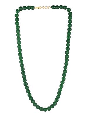 green metal long necklace - 15128879 - Standard Image - 2
