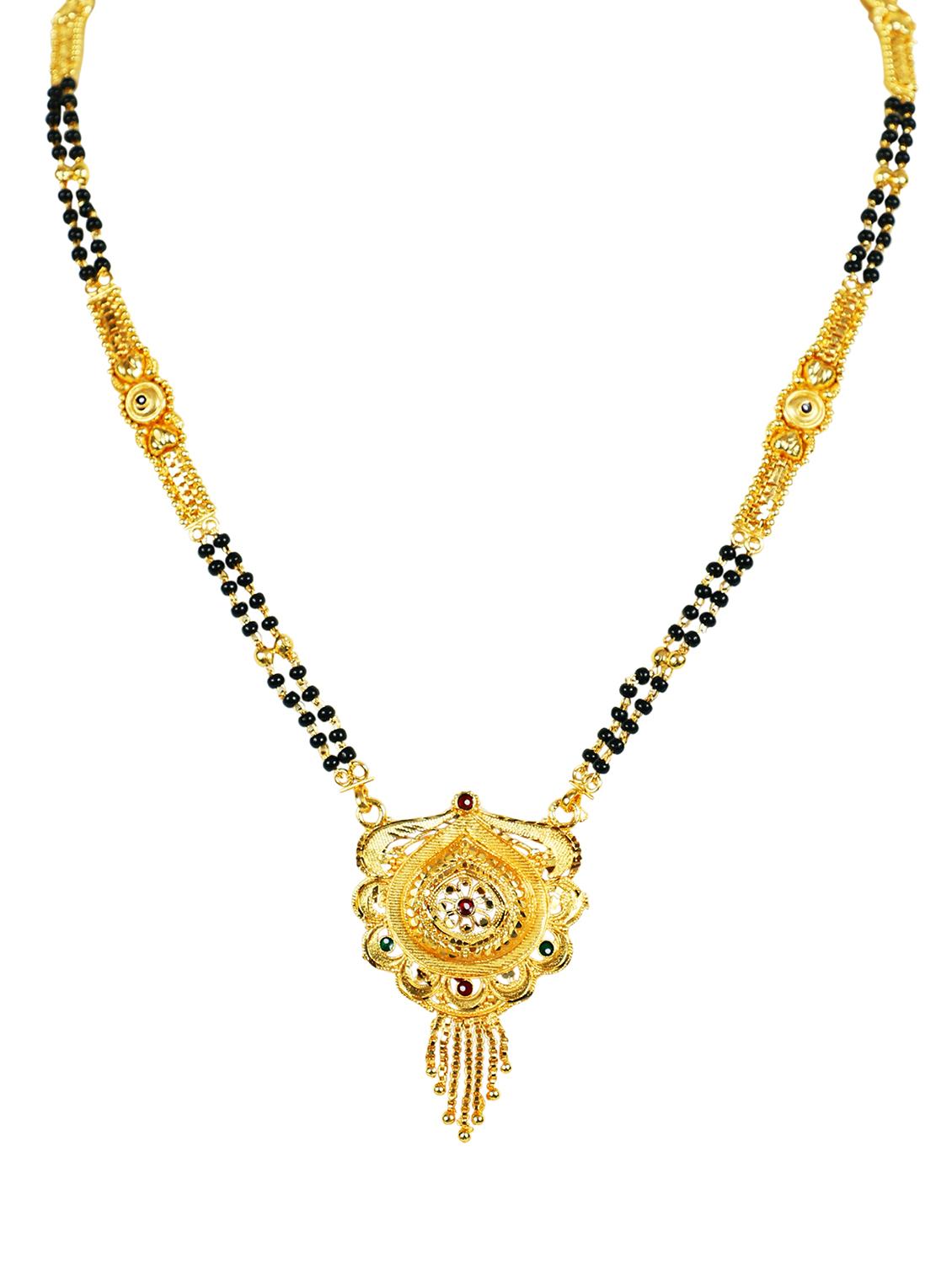 gold tone mangalsutra - 15129256 - Zoom Image - 2