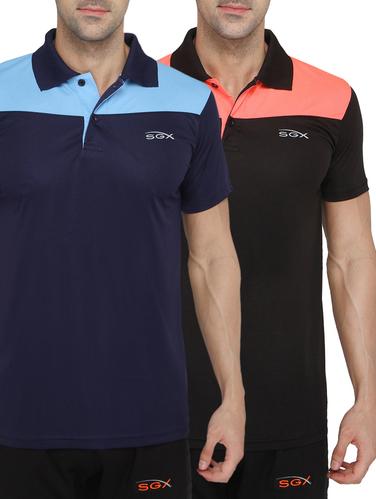 multi colored polyester combos t-shirt (Set of 2) - 15130287 - Very Small Image - 1