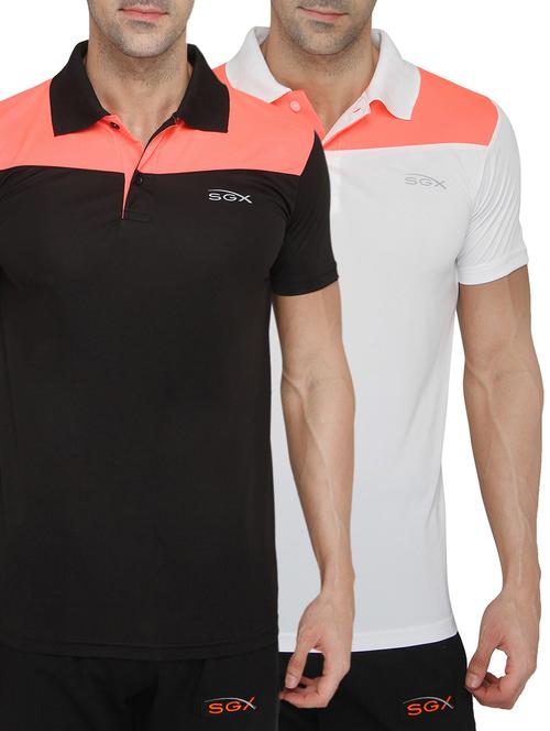 multi colored polyester combos t-shirt (Set of 2) - 15130291 - Very Small Image - 1