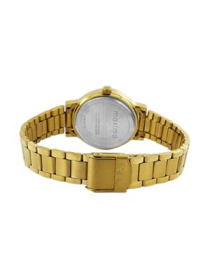 maxima gold dial watch for women - 48230cmly - 15130374 - Standard Image - 2