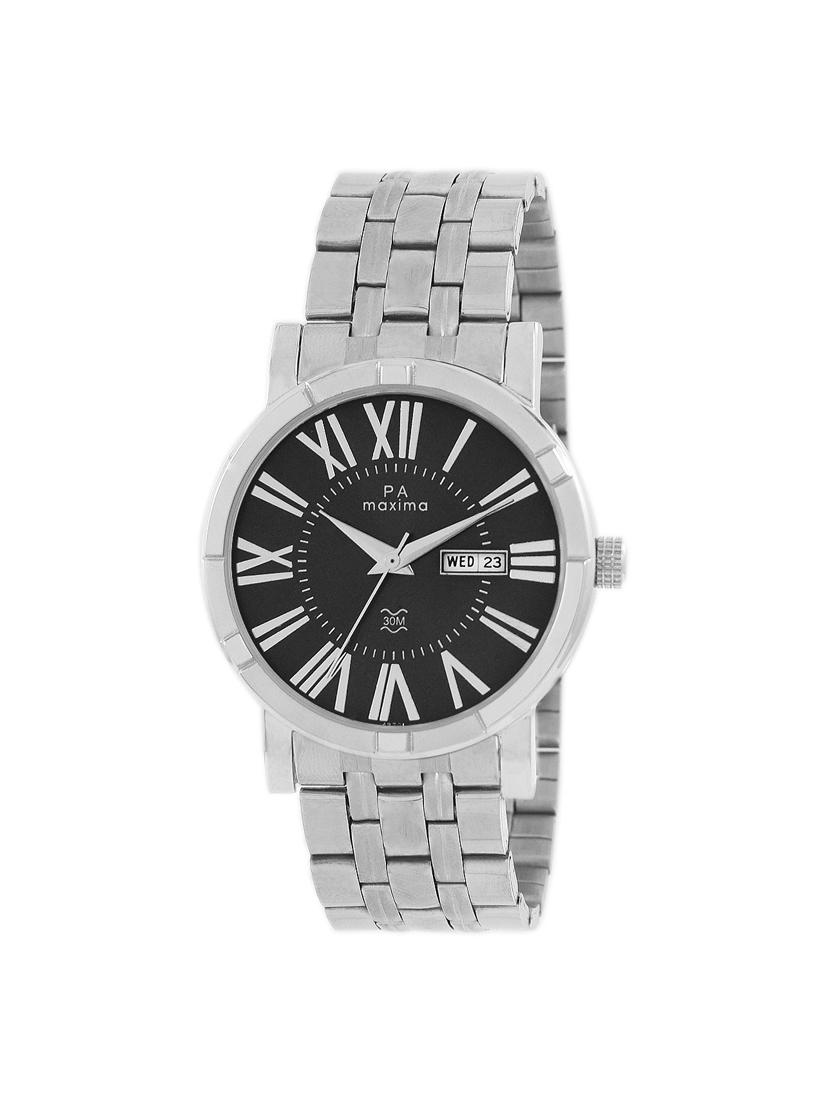 maxima black dial watch for men - 49703cmgi - 15130436 - Zoom Image - 1