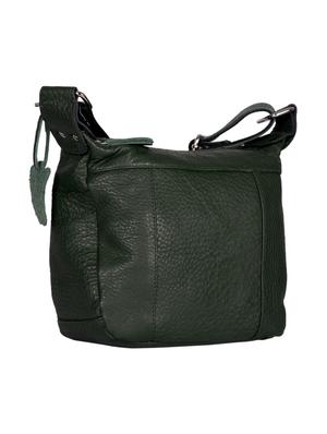 green leather messenger sling bag - 15135258 - Standard Image - 2