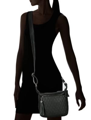 green leather messenger sling bag - 15135258 - Standard Image - 5