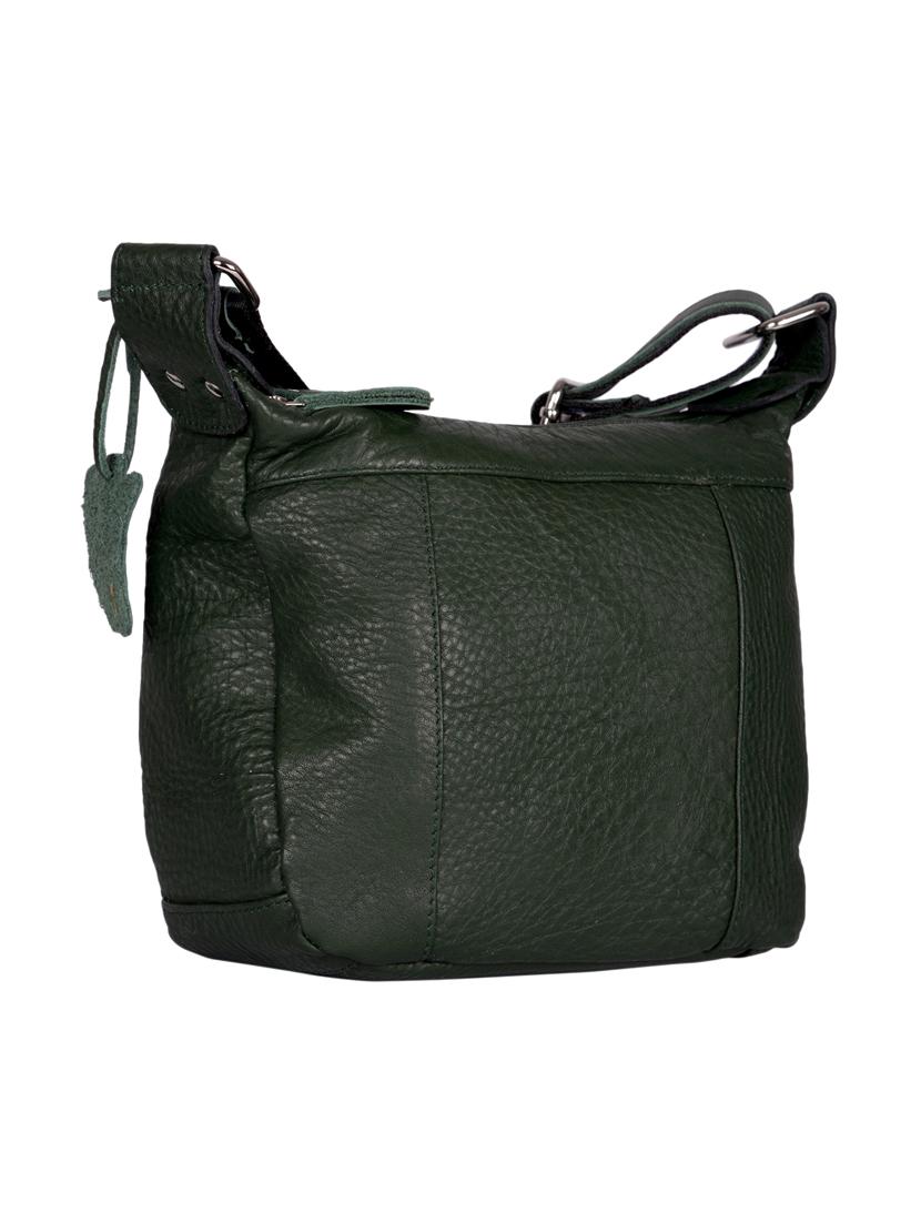 green leather messenger sling bag - 15135258 - Zoom Image - 2