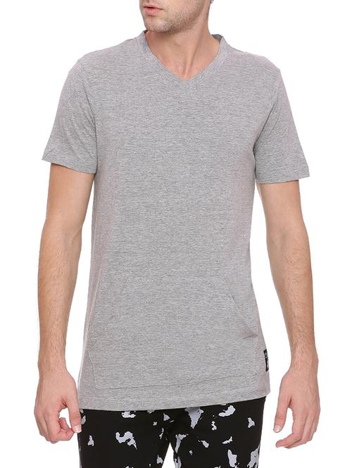 grey cotton t-shirt - 15135287 - Standard Image - 1