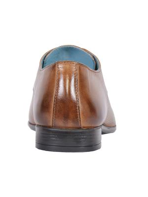 tan leather lace-up derby - 15135995 - Standard Image - 3