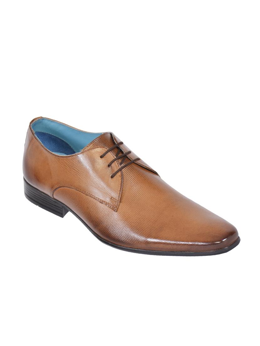 tan leather lace-up derby - 15135995 - Zoom Image - 1