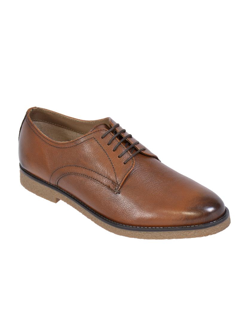 tan leather lace-up derby - 15135999 - Zoom Image - 1