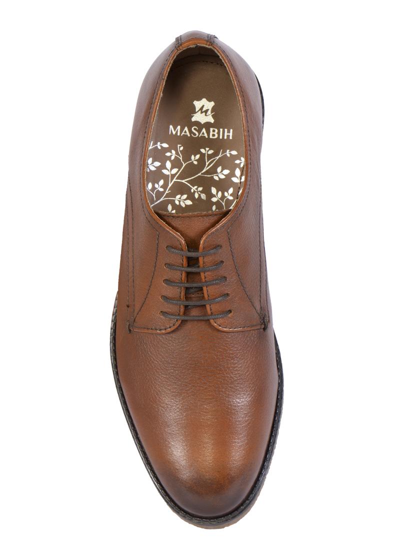 tan leather lace-up derby - 15135999 - Zoom Image - 4