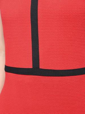 red solid sheath dress - 15136249 - Standard Image - 6