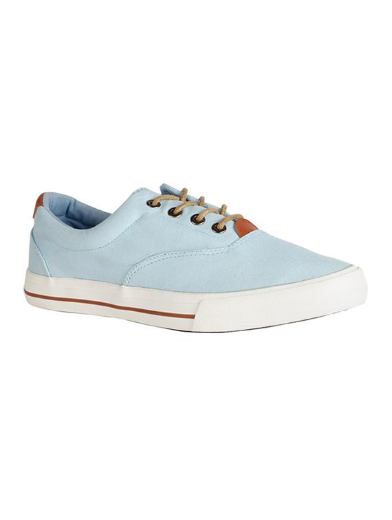 blue canvas lace up sneaker - 15139930 - Zoom Image - 1