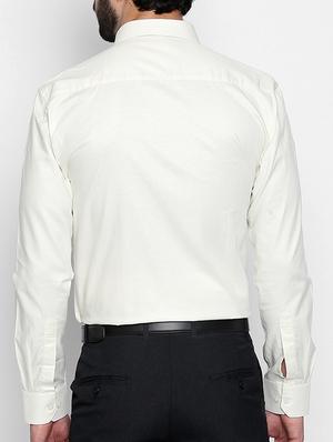 white cotton casual shirt - 15140737 - Standard Image - 3