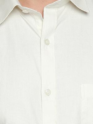 white cotton casual shirt - 15140737 - Standard Image - 4