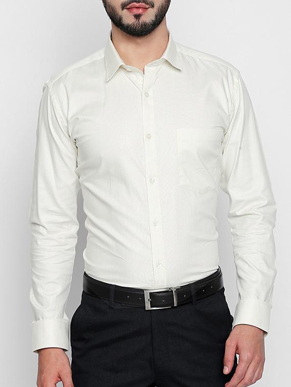 white cotton casual shirt - 15140737 - Zoom Image - 1