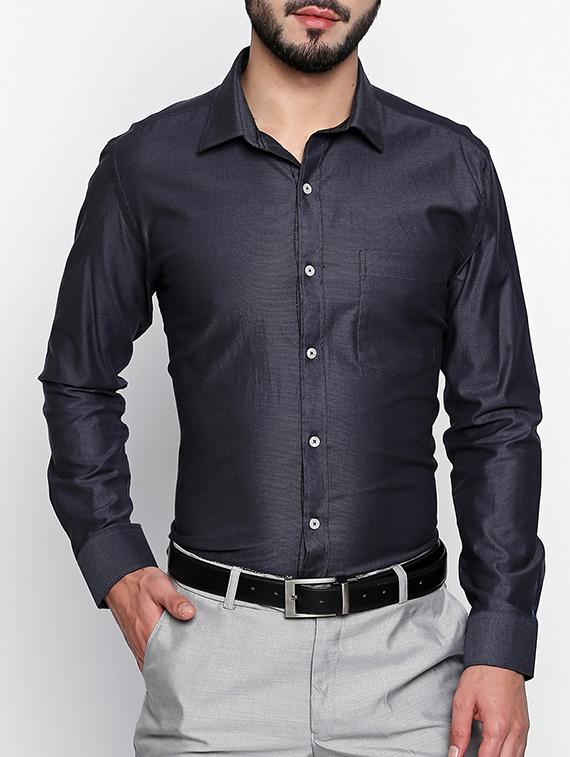 grey long sleeves shirt - 15140738 - Zoom Image - 1