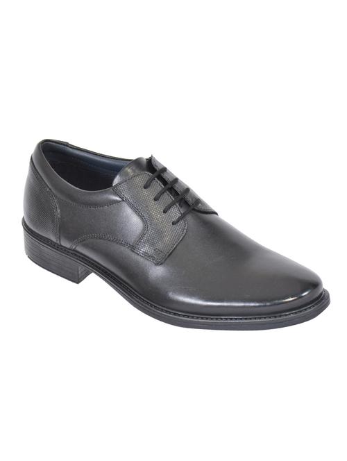black leather lace-up derby - 15141380 - Standard Image - 1