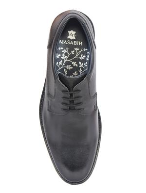 black leather lace-up derby - 15141380 - Standard Image - 4
