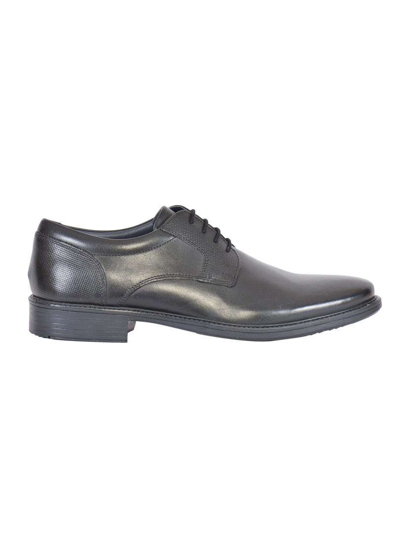 black leather lace-up derby - 15141380 - Zoom Image - 2
